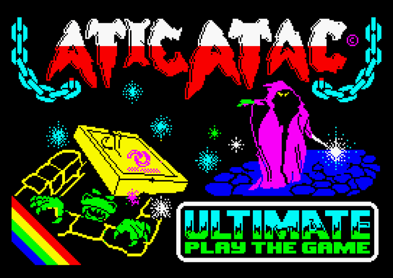 Atic Atac by Ultimate ZX Spectrum Loading Screen