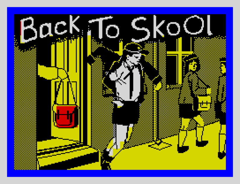 Back To Skool ZX Spectrum