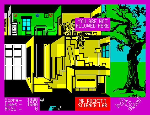 Back To Skool, ZX Spectrum | The King of Grabs