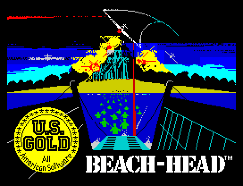Beach Head 1 ZX Spectrum Loading Screen