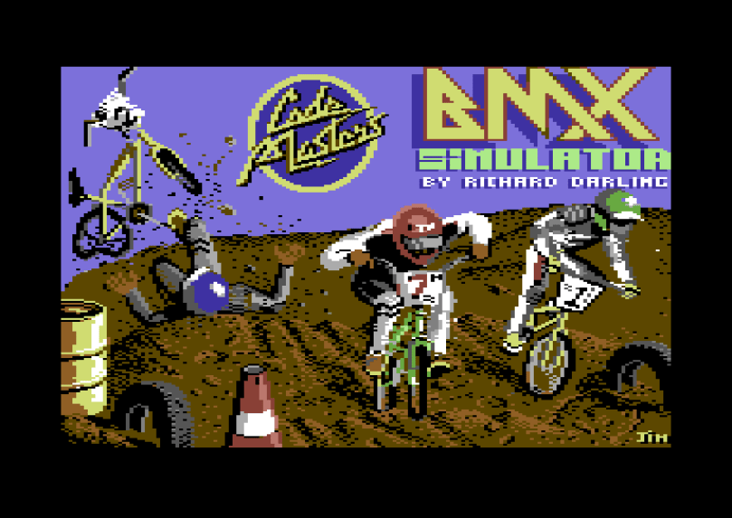 BMX Simulator C64 Loading Screen