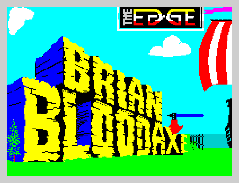 Brian Bloodaxe ZX Spectrum Loading Screen