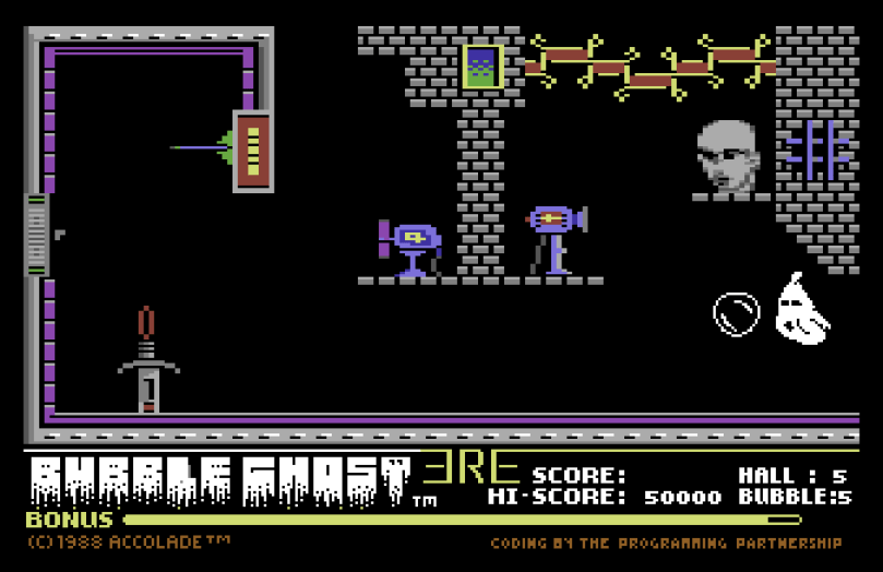 Bubble Ghost Commodore 64