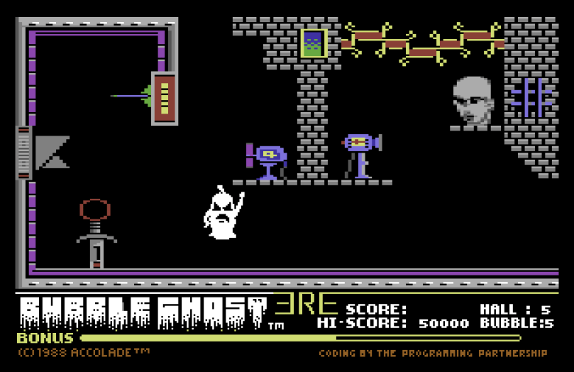 Bubble Ghost Commodore 64