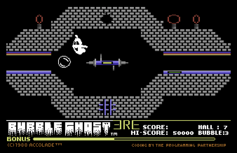 Bubble Ghost Commodore 64
