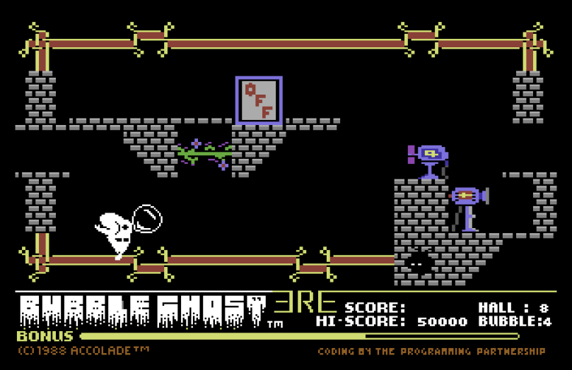 Bubble Ghost Commodore 64