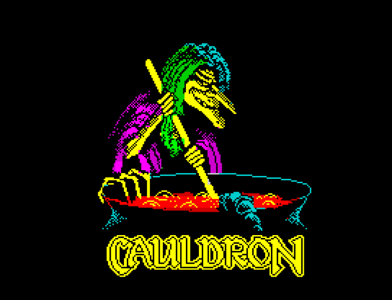 Cauldron by Palace Software ZX Spectrum Loading Screen