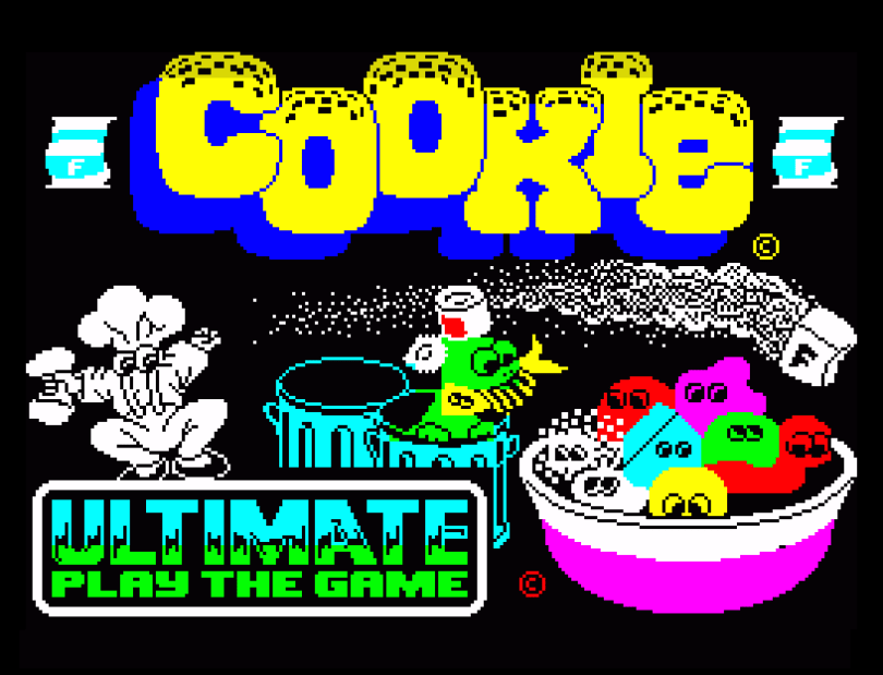Cookie by Ultimate ZX Spectrum Loading Screen