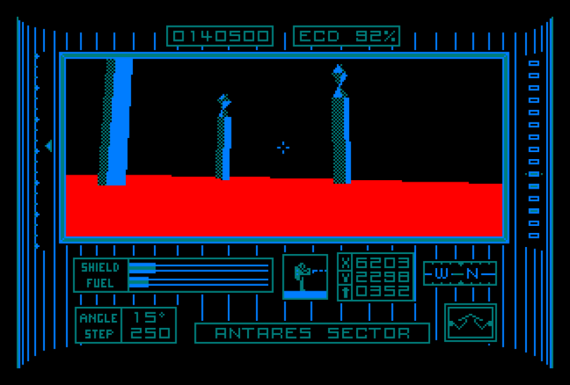 Dark Side Amstrad CPC version