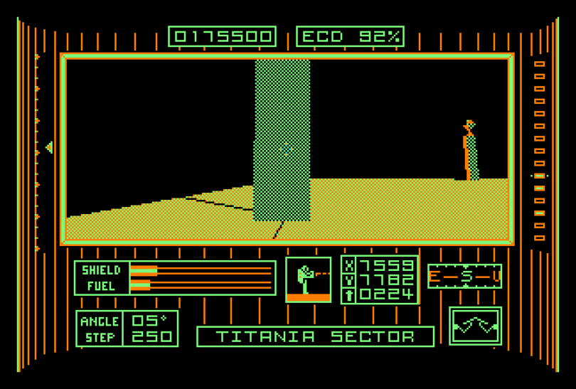Dark Side Amstrad CPC version