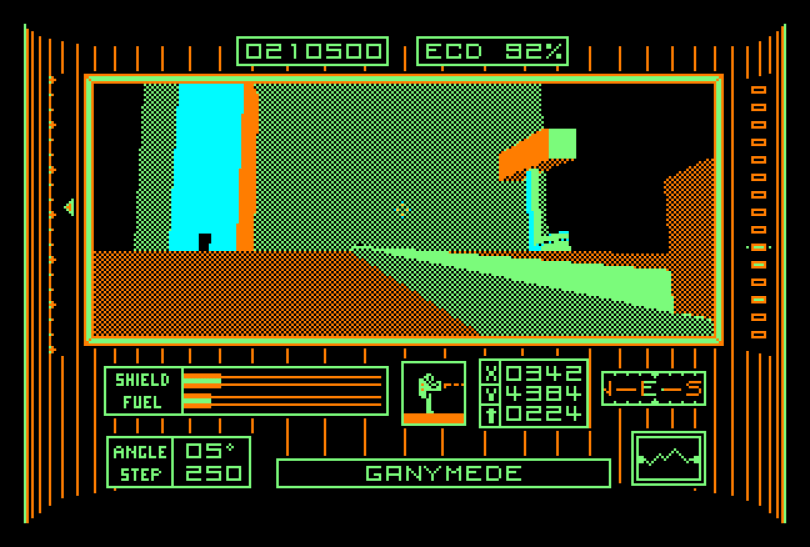 Dark Side Amstrad CPC version