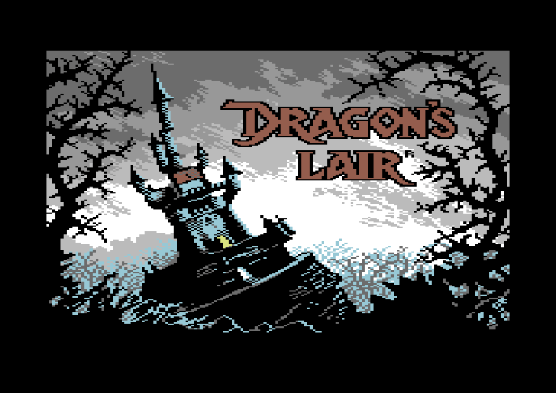 Dragon's Lair Commodore 64 Loading Screen