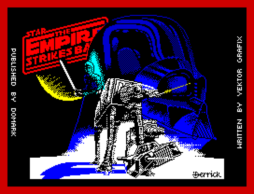 Star Wars: The Empire Strikes Back by Domark ZX Spectrum Loading Screen