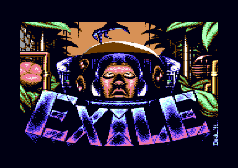 Exile Commodore 64 Loading Screen