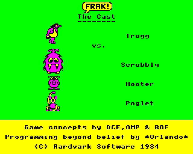 Frak! BBC Micro/Electron