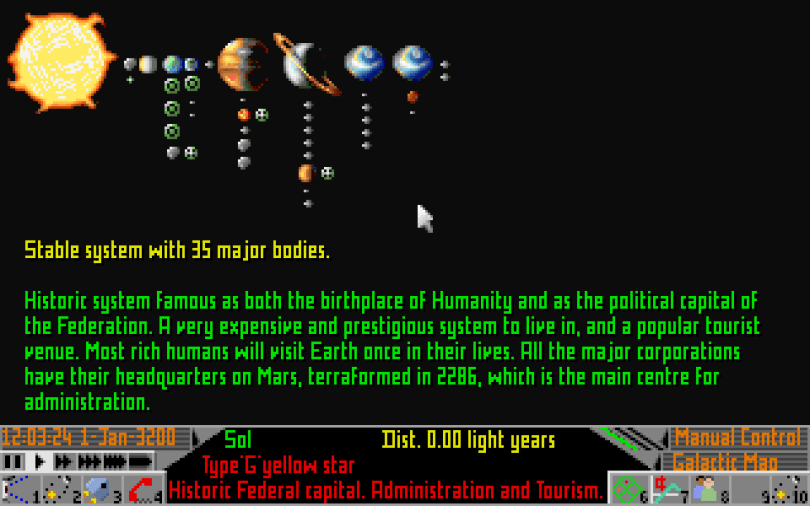 Frontier Elite 2 PC MS-DOS 1993