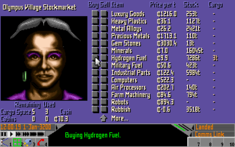 Frontier Elite 2 PC MS-DOS 1993