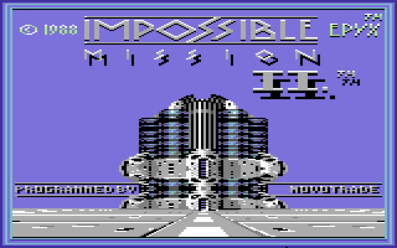 Impossible Mission 2 on the Commodore 64