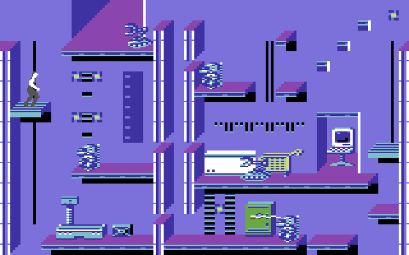 Impossible Mission 2 on the Commodore 64