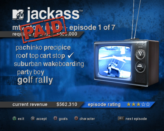 Jackass The Game PS2