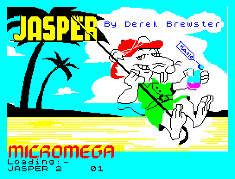Jasper by Derek Brewster for Micromega - ZX Spectrum Loading Screen