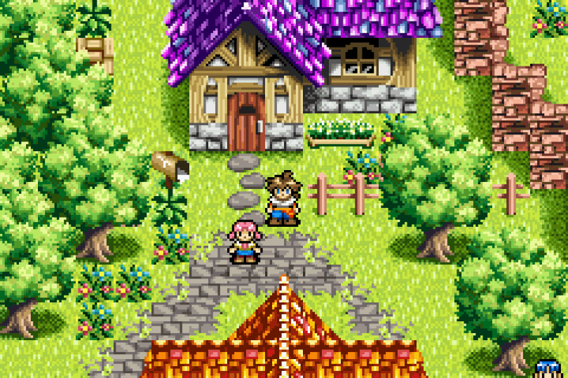 Lufia: The Ruins of Lore on the GBA