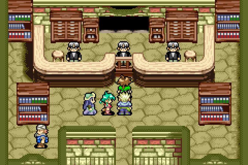 Lufia: The Ruins of Lore on the GBA