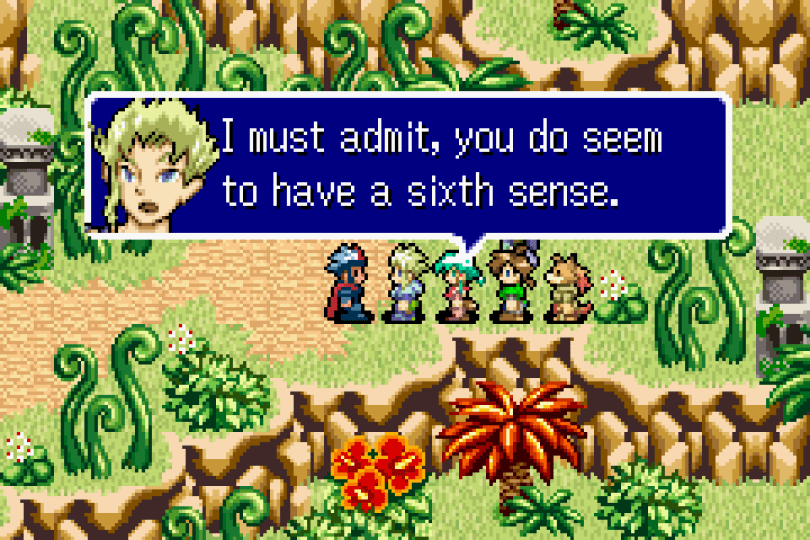 Lufia: The Ruins of Lore on the GBA