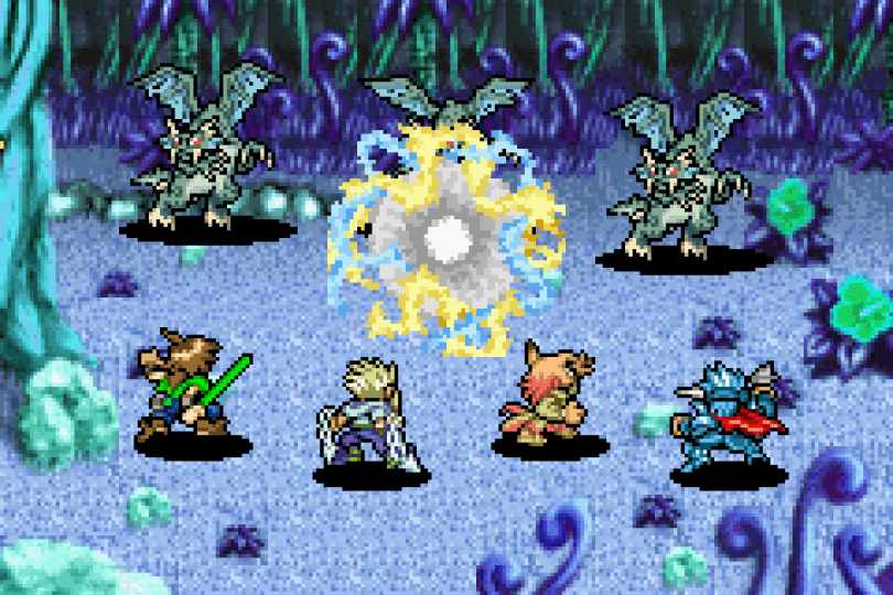 Lufia: The Ruins of Lore on the GBA