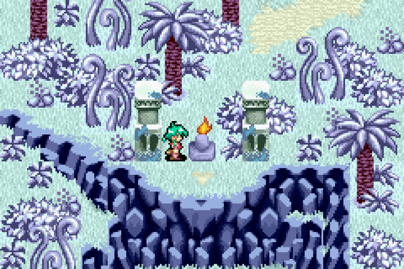 Lufia: The Ruins of Lore on the GBA