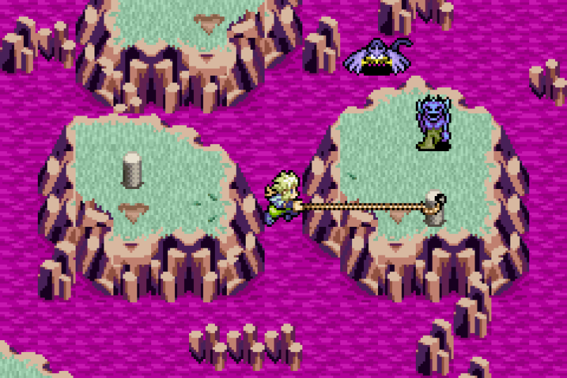 Lufia: The Ruins of Lore on the GBA