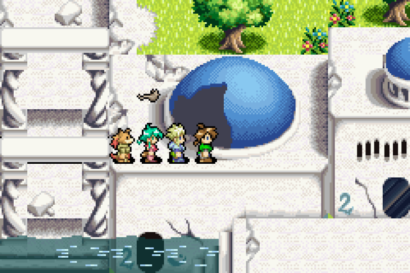 Lufia: The Ruins of Lore on the GBA