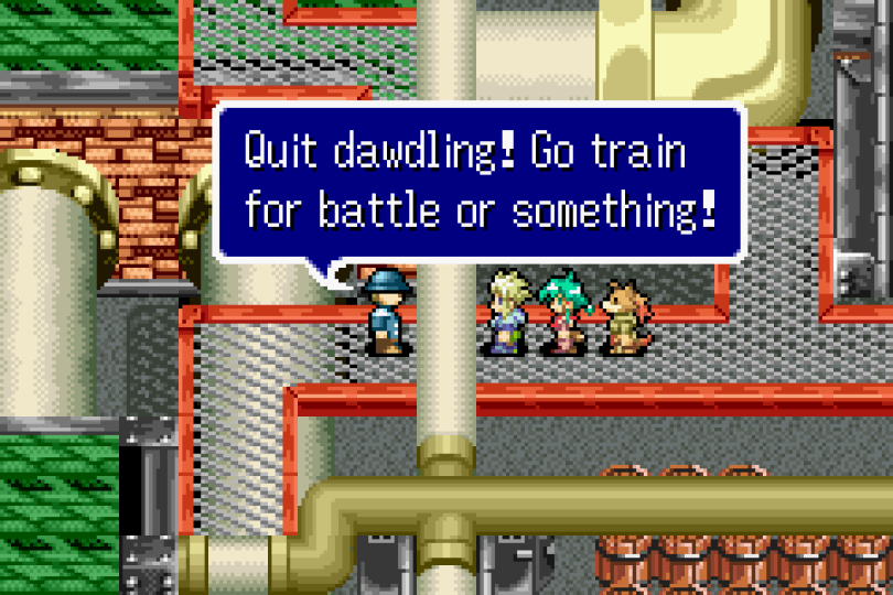 Lufia: The Ruins of Lore on the GBA