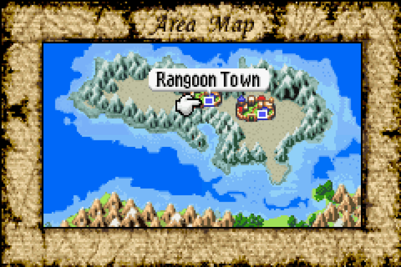 Lufia: The Ruins of Lore on the GBA