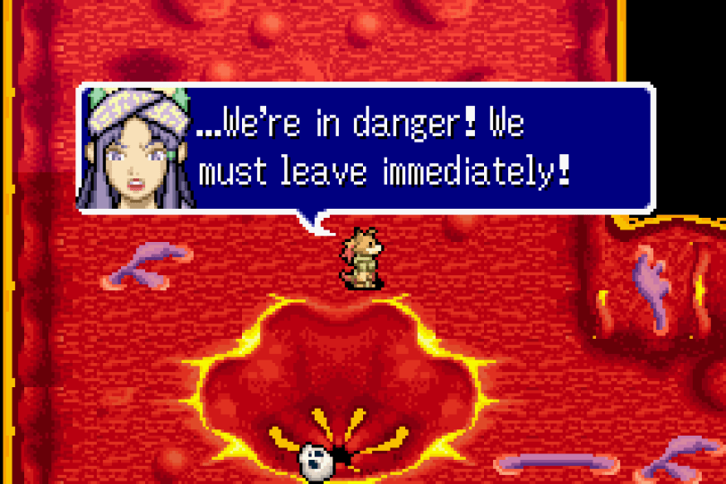 Lufia: The Ruins of Lore on the GBA