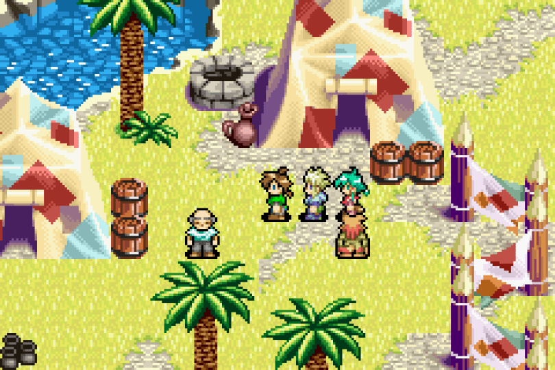 Lufia: The Ruins of Lore on the GBA