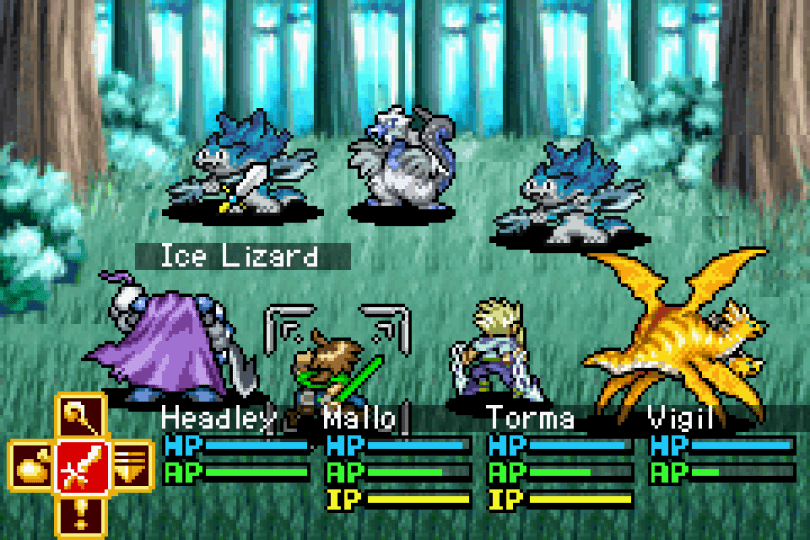 Lufia: The Ruins of Lore on the GBA