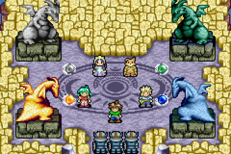 Lufia: The Ruins of Lore on the GBA