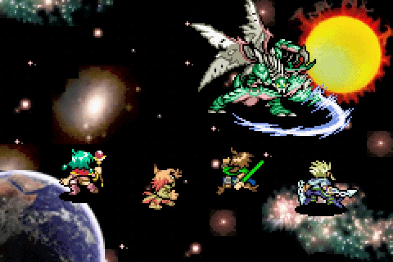 Lufia: The Ruins of Lore on the GBA