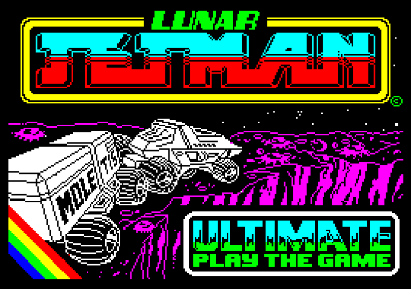 Lunar Jet Man by Ultimate ZX Spectrum Loading Screen