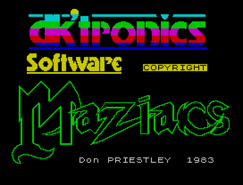 Maziacs ZX Spectrum