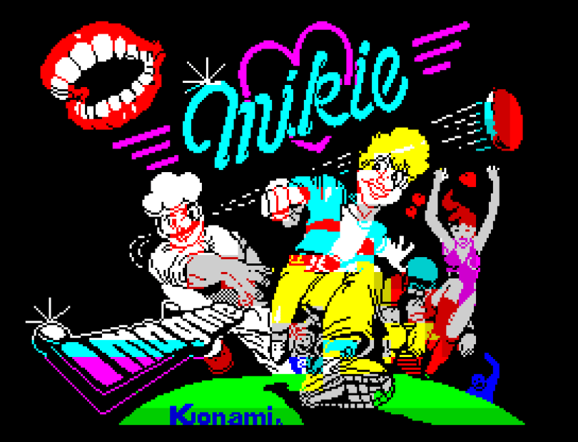 Mikie by Imagine - ZX Spectrum Loading Screen
