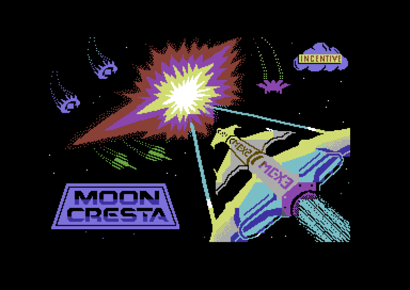 Moon Cresta C64 Loading Screen