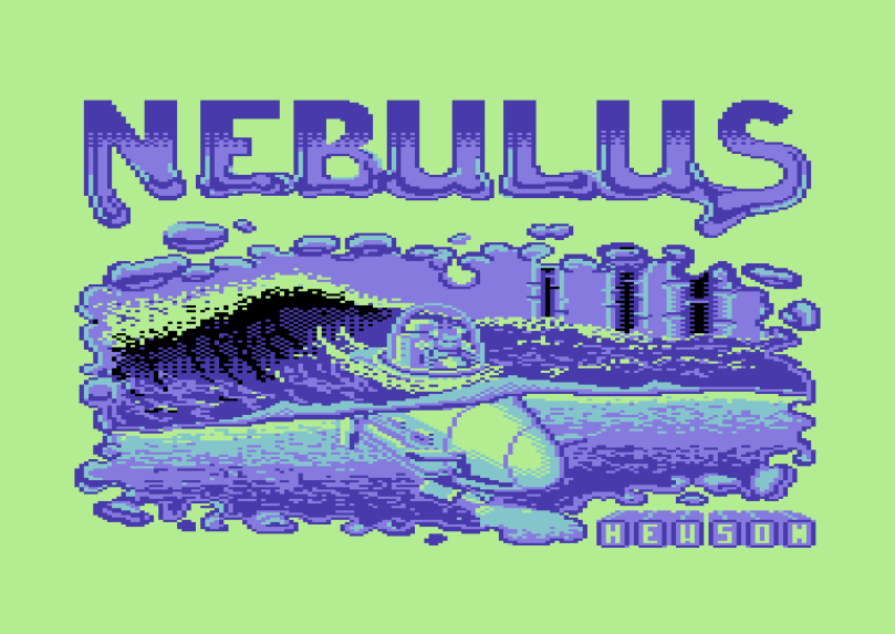Nebulus C64 Loading Screen