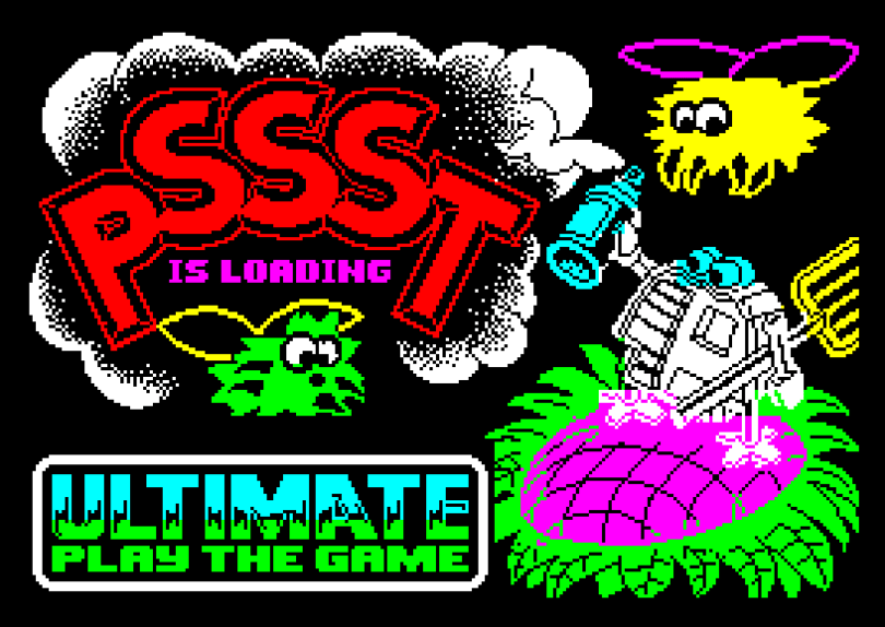 Pssst ZX by Ultimate Spectrum Loading Screen