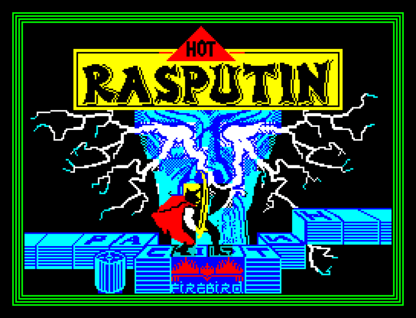 Rasputin by Firebird ZX Spectrum Loading Screen