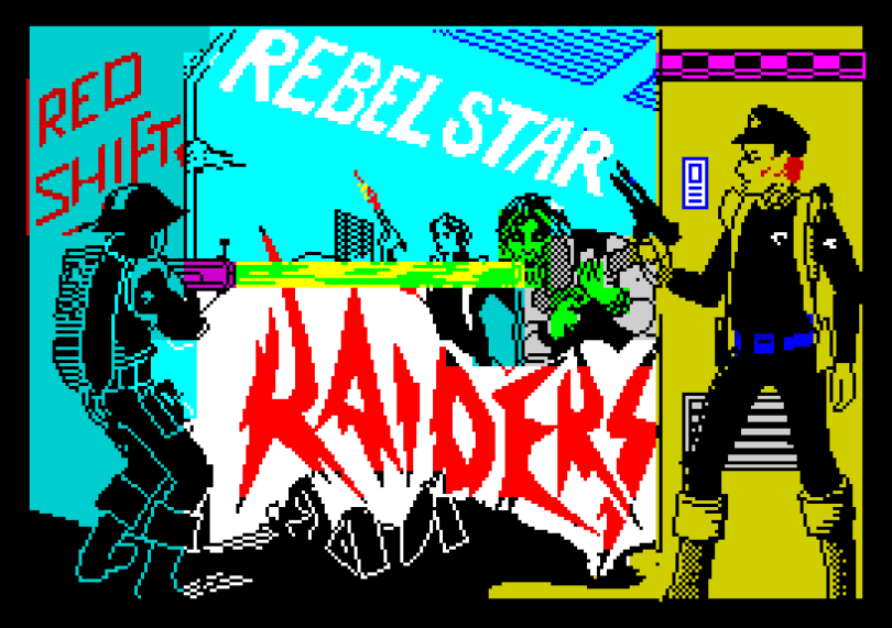 Rebelstar Raiders by Red Shift ZX Spectrum Loading Screen
