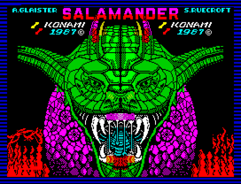 Salamander ZX Spectrum Loading Screen