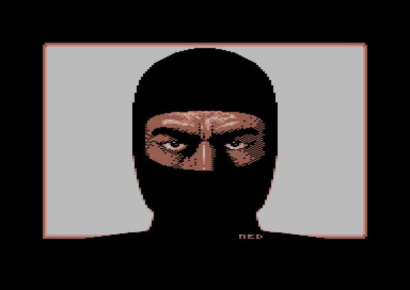 Shinobi C64 Loading Screen