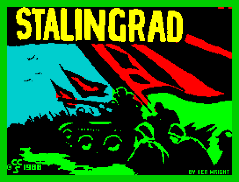 Stalingrad by CCS - ZX Spectrum Loading Screen